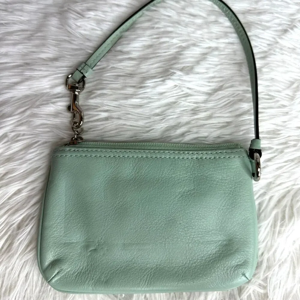 COACH Aqua Wristlet